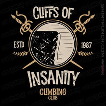 Load image into Gallery viewer, Daily_Deal_Shirts Magnets / 3&quot;x3&quot; / Black Cliffs Of Insanity Climbing Club
