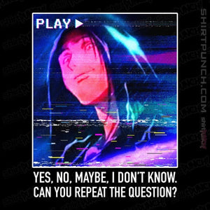Secret_Shirts Magnets / 3"x3" / Black Can You Repeat The Question