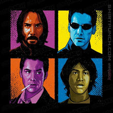 Load image into Gallery viewer, Shirts Magnets / 3&quot;x3&quot; / Black Pop Keanu
