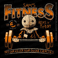 Load image into Gallery viewer, Daily_Deal_Shirts Magnets / 3&quot;x3&quot; / Black Sam&#39;s Fitness
