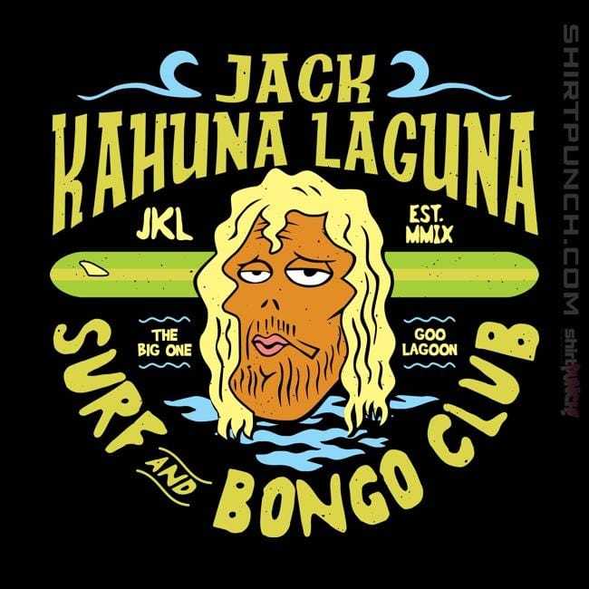Shirts Magnets / 3"x3" / Black Jack Kahuna Laguna