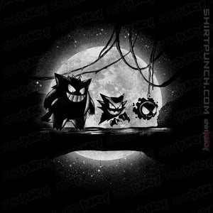 Shirts Magnets / 3"x3" / Black Moonlight Ghost Types