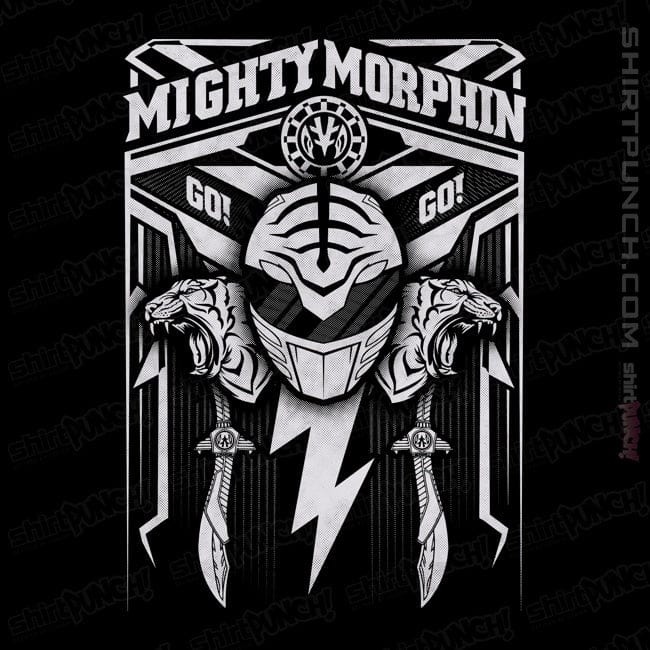 Shirts Magnets / 3"x3" / Black The White Ranger