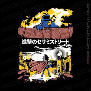Secret_Shirts Magnets / 3"x3" / Black Attack On Sesame Street