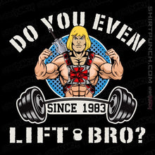 Load image into Gallery viewer, Shirts Magnets / 3&quot;x3&quot; / Black Do You Even Lift Bro
