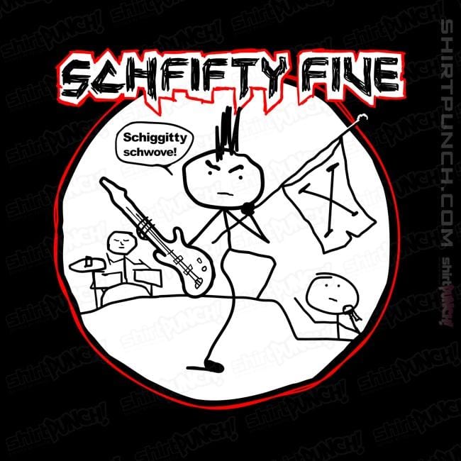 Shirts Magnets / 3"x3" / Black Schfifty Five