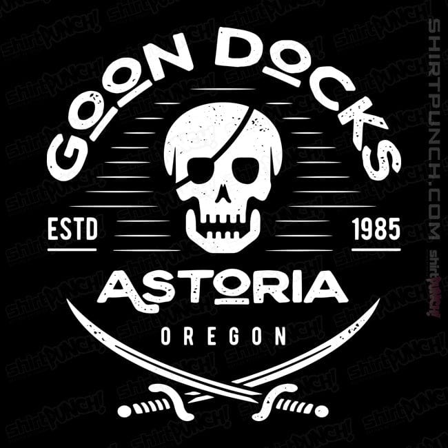 Shirts Magnets / 3"x3" / Black Goon Docks Emblem