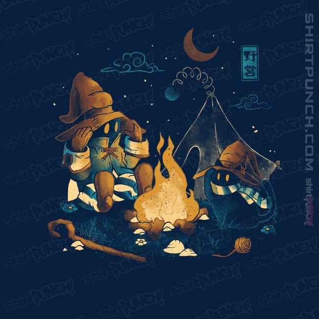 Daily_Deal_Shirts Magnets / 3"x3" / Navy Magic Camp
