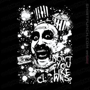 Daily_Deal_Shirts Magnets / 3"x3" / Black Captain Spaulding Splatter