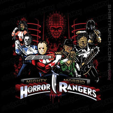 Load image into Gallery viewer, Shirts Magnets / 3&quot;x3&quot; / Black Mighty Morbid Horror Rangers
