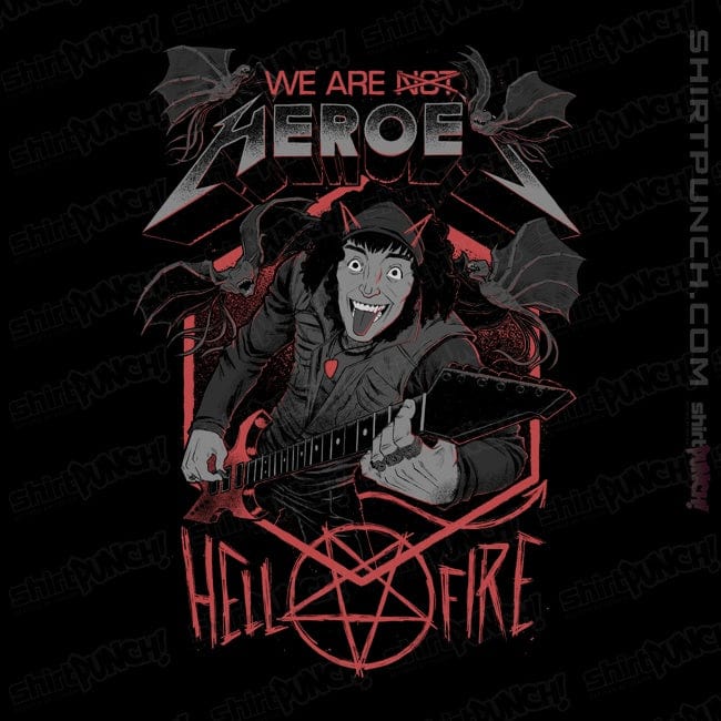 Daily_Deal_Shirts Magnets / 3"x3" / Black The Hero Of Hawkins