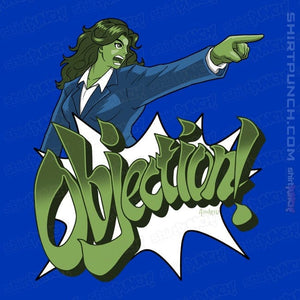 Secret_Shirts Magnets / 3"x3" / Royal Blue Super Lawyer