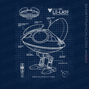 Daily_Deal_Shirts Magnets / 3"x3" / Navy LO-LA59 Schematics