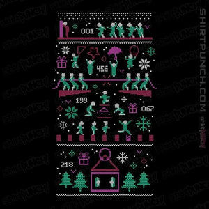 Daily_Deal_Shirts Magnets / 3"x3" / Black X-Mas Game