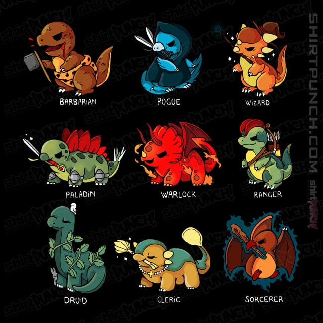 Shirts Magnets / 3"x3" / Black Dino Role Play