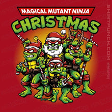 Load image into Gallery viewer, Daily_Deal_Shirts Magnets / 3&quot;x3&quot; / Red Christmas Ninjas

