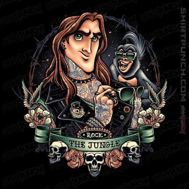 Daily_Deal_Shirts Magnets / 3"x3" / Black Save the Jungle