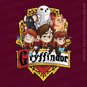 Secret_Shirts Magnets / 3"x3" / Maroon Little Wizards