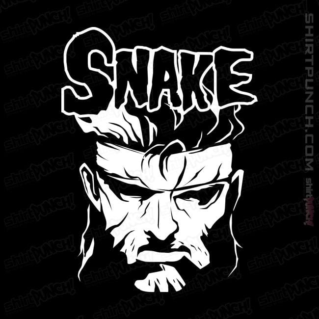Shirts Magnets / 3"x3" / Black The Snake Ghost