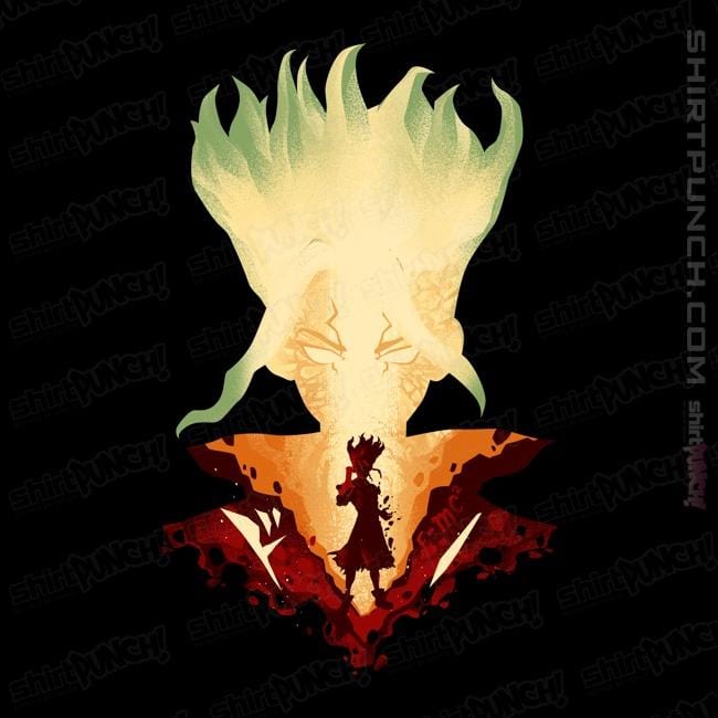 Secret_Shirts Magnets / 3"x3" / Black Professor Senku