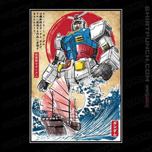 Load image into Gallery viewer, Daily_Deal_Shirts Magnets / 3&quot;x3&quot; / Black RX-78-2 Gundam in Japan
