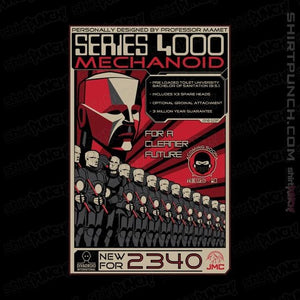 Shirts Magnets / 3"x3" / Black Series 4000 Mechanoid
