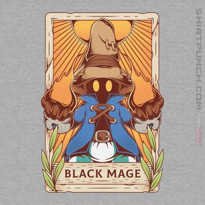 Secret_Shirts Magnets / 3"x3" / Sports Grey Black Mage Tarot Card