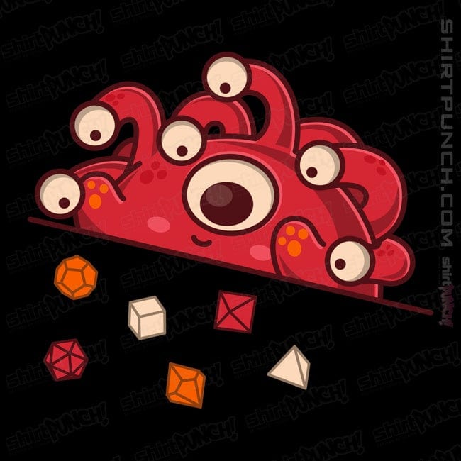 Secret_Shirts Magnets / 3"x3" / Black Cute Dice Tyrant