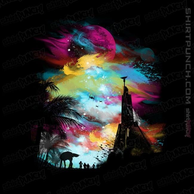 Shirts Magnets / 3"x3" / Black Sunset On Scarif