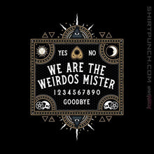 Load image into Gallery viewer, Shirts Magnets / 3&quot;x3&quot; / Black We Are The Weirdos Mister
