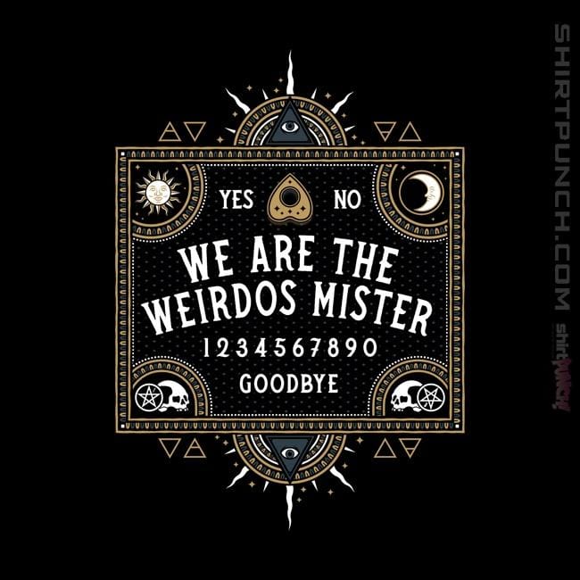 Shirts Magnets / 3"x3" / Black We Are The Weirdos Mister