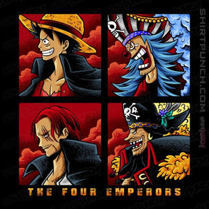 Daily_Deal_Shirts Magnets / 3"x3" / Black The Four Emperors
