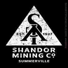 Load image into Gallery viewer, Shirts Magnets / 3&quot;x3&quot; / Black Shandor Mining Company
