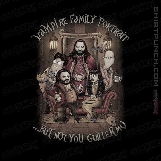 Shirts Magnets / 3"x3" / Black Vampire Family Portrait