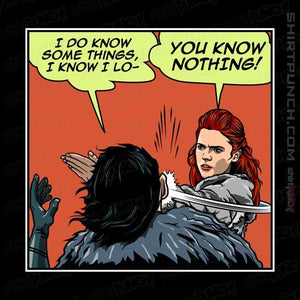 Shirts Magnets / 3"x3" / Black I Do Know Some Things