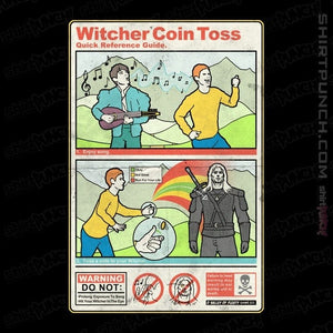 Secret_Shirts Magnets / 3"x3" / Black Coin Toss Guide