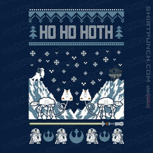 Load image into Gallery viewer, Shirts Magnets / 3&quot;x3&quot; / Navy Ho Ho Hoth
