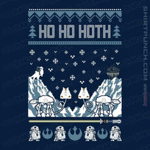 Load image into Gallery viewer, Shirts Magnets / 3&quot;x3&quot; / Navy Ho Ho Hoth
