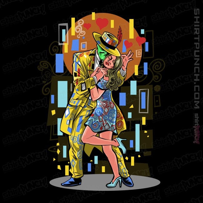 Daily_Deal_Shirts Magnets / 3"x3" / Black The Mask Kiss