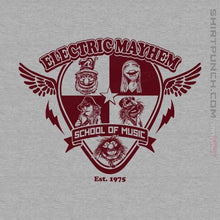Load image into Gallery viewer, Shirts Magnets / 3&quot;x3&quot; / Sports Grey Electric Mayhem School Of Music
