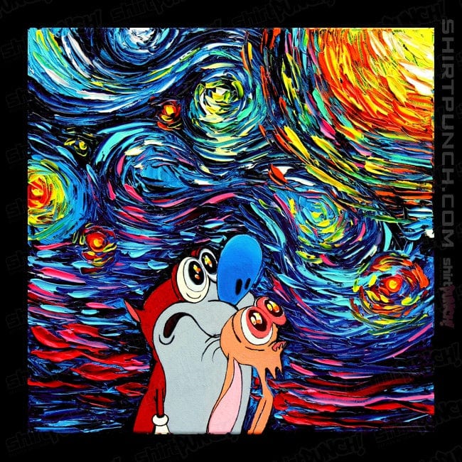 Secret_Shirts Magnets / 3"x3" / Black Van Gogh Never Experienced Space Madness!
