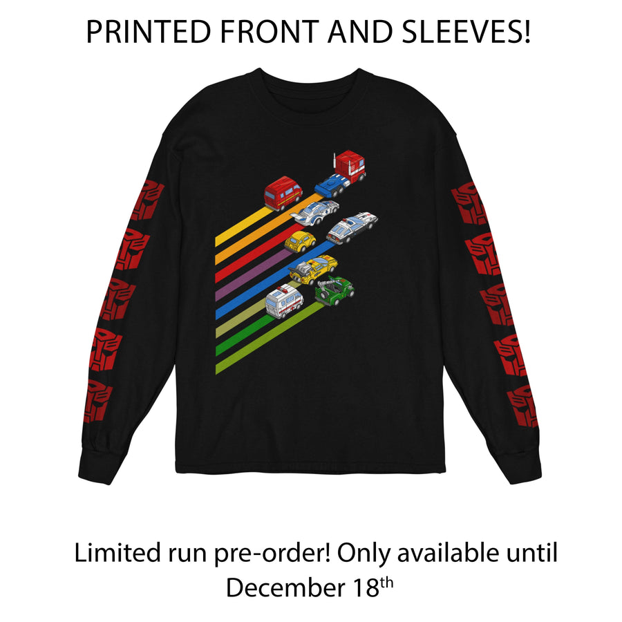 Daily_Deal_Shirts Magnets / 3"x3" / Black Roll Out Long Sleeve