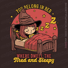 Load image into Gallery viewer, Secret_Shirts Magnets / 3&quot;x3&quot; / Dark Chocolate Where Dwell The Sleepy
