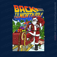 Load image into Gallery viewer, Secret_Shirts Magnets / 3&quot;x3&quot; / Navy Back To The North Poll
