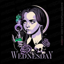 Load image into Gallery viewer, Shirts Magnets / 3&quot;x3&quot; / Black Wednesday Addams
