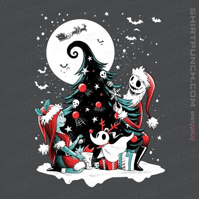 Daily_Deal_Shirts Magnets / 3"x3" / Charcoal Christmas Nightmare