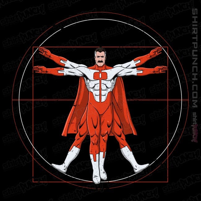 Daily_Deal_Shirts Magnets / 3"x3" / Black Vitruvian Viltrumite