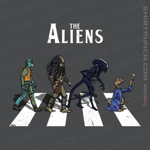 Daily_Deal_Shirts Magnets / 3"x3" / Charcoal The Aliens