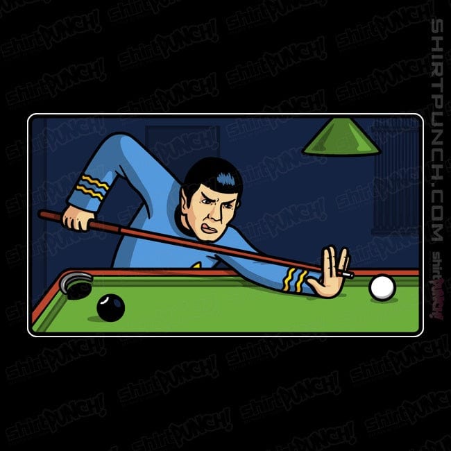 Daily_Deal_Shirts Magnets / 3"x3" / Black Vulcan Snooker Player
