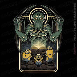 Daily_Deal_Shirts Magnets / 3"x3" / Black Summoning Cthulhu!